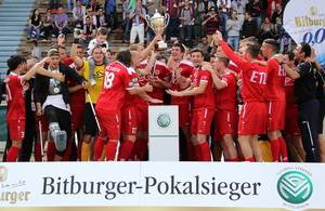 Viktoria Köln holt erneut den Bitburger-Pokal